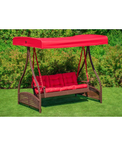 Садовые качели из ротанга Мелодия "Тик"