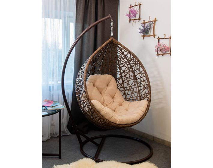 Подвесное кресло кокон "Вудена"