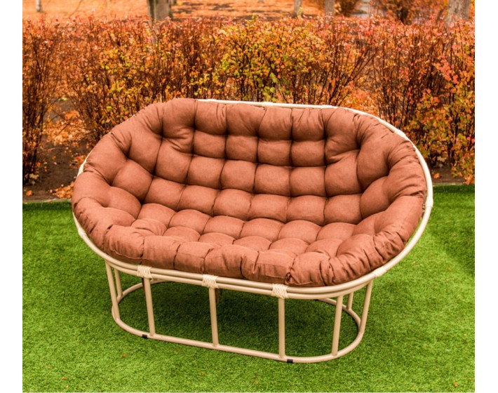 Диван из металла и ротанга «Далари»