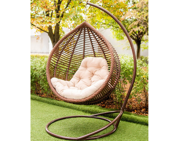 Подвесное кресло кокон "Бриз" Двухволновой