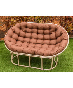 Диван из металла и ротанга «Далари»