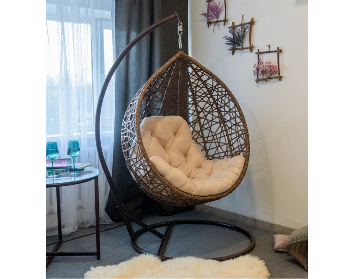 Подвесное кресло кокон "Вудена"