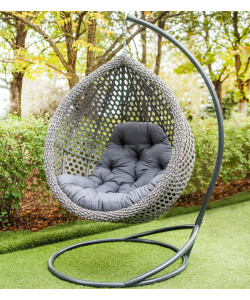 Подвесное кресло кокон "Жемчуг Премиум"