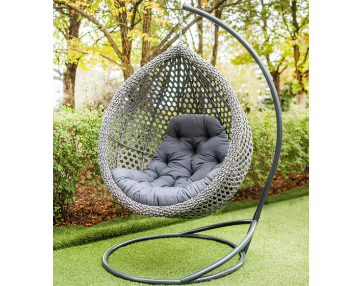Подвесное кресло кокон "Жемчуг Премиум"