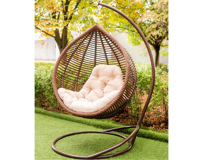 Подвесное кресло кокон "Бриз" Двухволновой