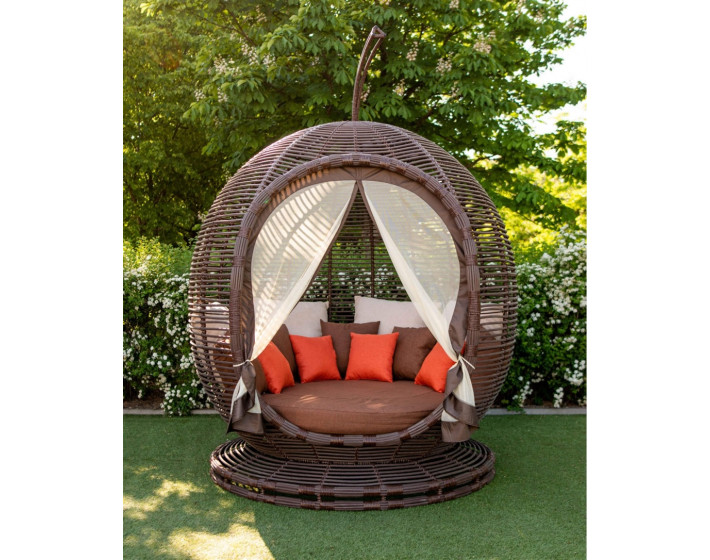 Бунгало из металла и ротанга Соланда