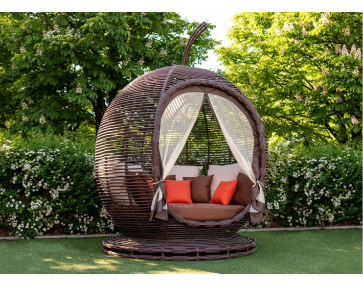 Бунгало из металла и ротанга Соланда