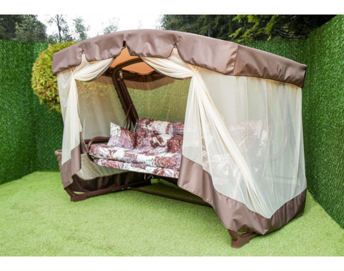 Садовые качели раскладные Жемчужина Принт 12