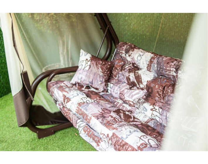 Садовые качели раскладные Жемчужина Принт 12