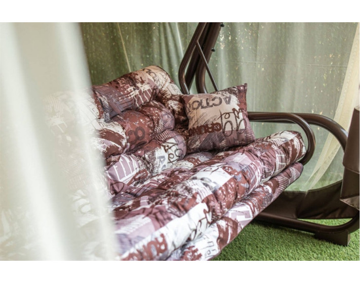 Садовые качели раскладные Жемчужина Принт 12