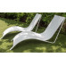 Шезлонг  из ротанга Риф (белый)
