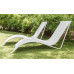 Шезлонг  из ротанга Риф (белый)