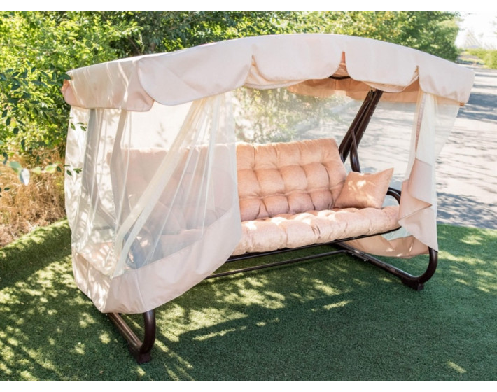 Садовая качель Жемчужина Бежевая