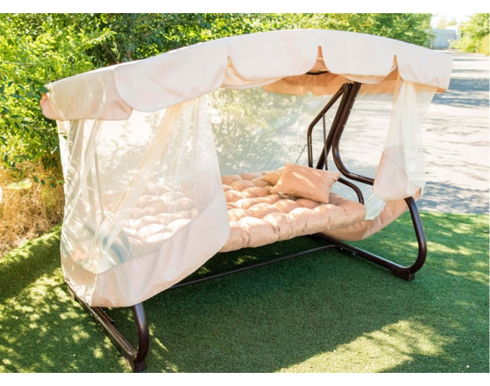 Садовая качель Жемчужина Бежевая