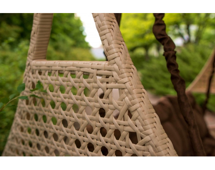 Садовые качели из ротанга Мелодия