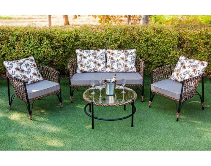 Комплект садовой мебели - Вектор