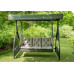 Садовые качели из ротанга Мелодия (серый)