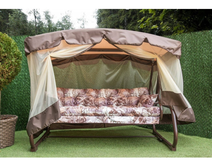 Садовые качели раскладные Жемчужина Принт 11