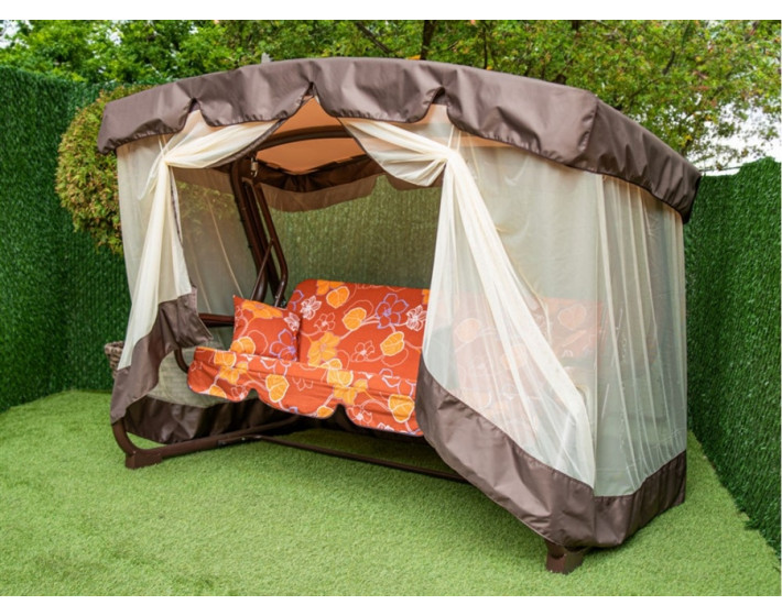 Садовые качели раскладные Огненный Цветок