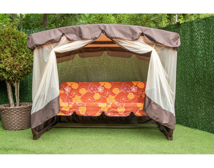 Садовые качели раскладные Огненный Цветок