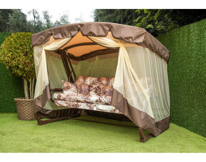 Садовые качели раскладные Жемчужина Принт 11