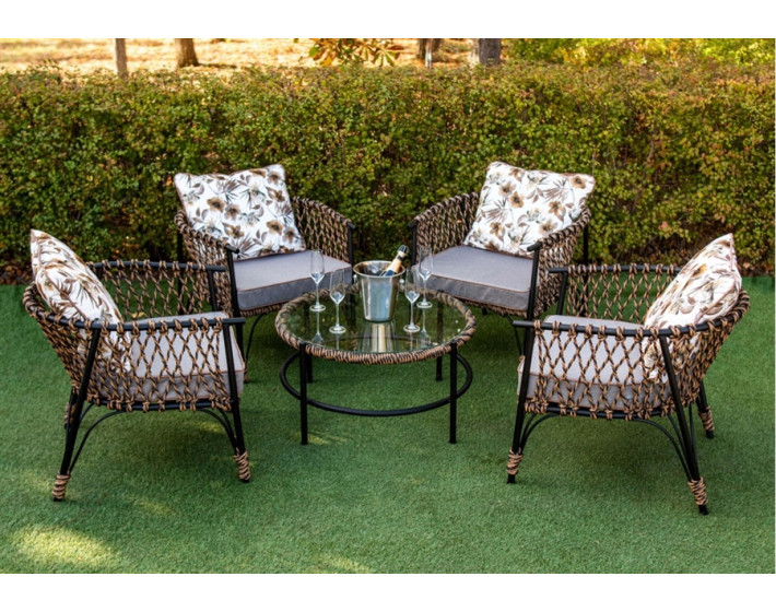 Комплект садовой мебели - Вектор