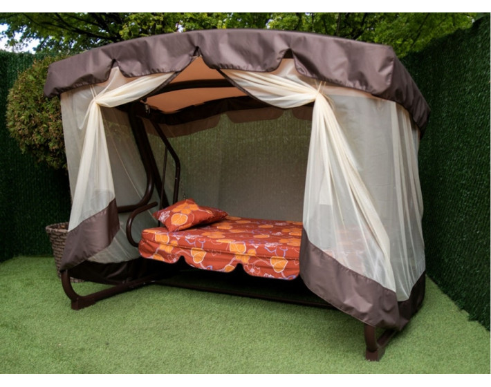 Садовые качели раскладные Огненный Цветок