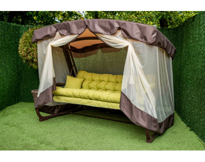 Садовые качели раскладные Жемчужина Тексилк 8510