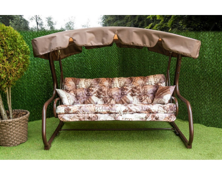 Садовые качели раскладные Жемчужина Принт 11