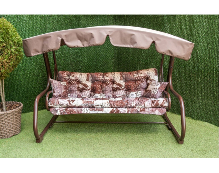 Садовые качели раскладные Жемчужина Принт 12