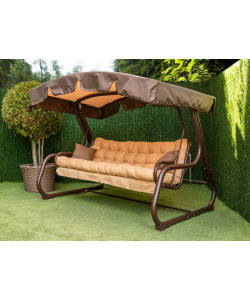 Садовые качели раскладные "Жемчужина Тексилк 1109"