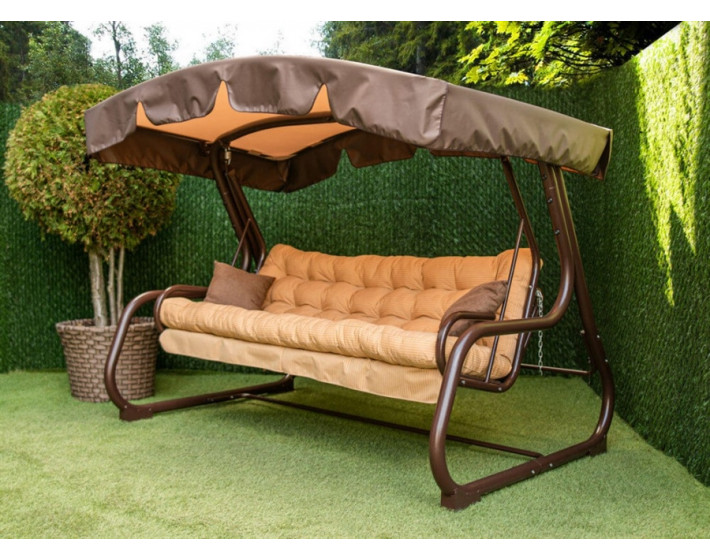 Садовые качели раскладные Жемчужина Тексилк 1109