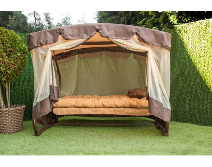 Садовые качели раскладные Жемчужина Тексилк 1109