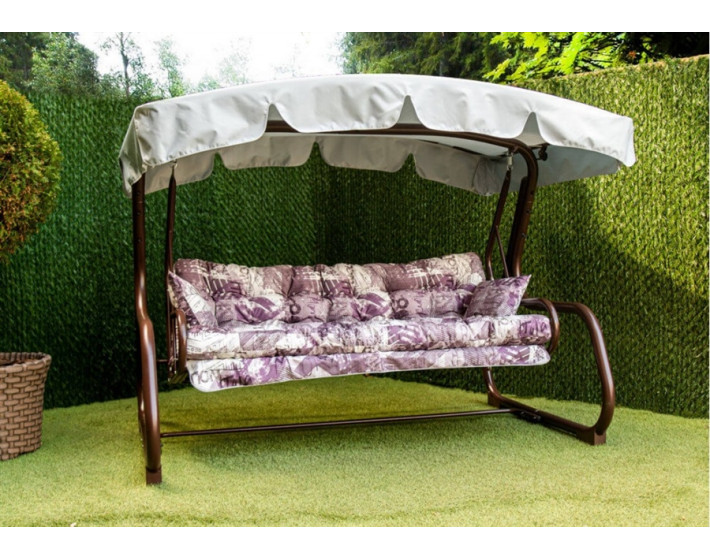 Садовые качели раскладные Жемчужина Принт 14