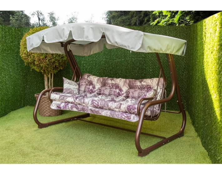 Садовые качели раскладные Жемчужина Принт 14