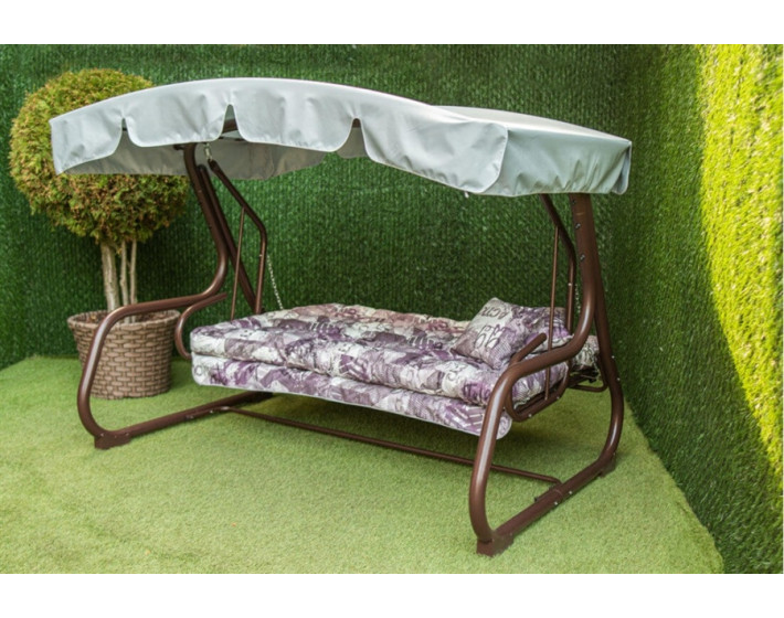 Садовые качели раскладные Жемчужина Принт 14