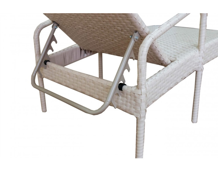 Шезлонг  из ротанга Прайм
