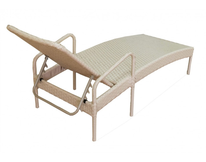 Шезлонг  из ротанга Прайм