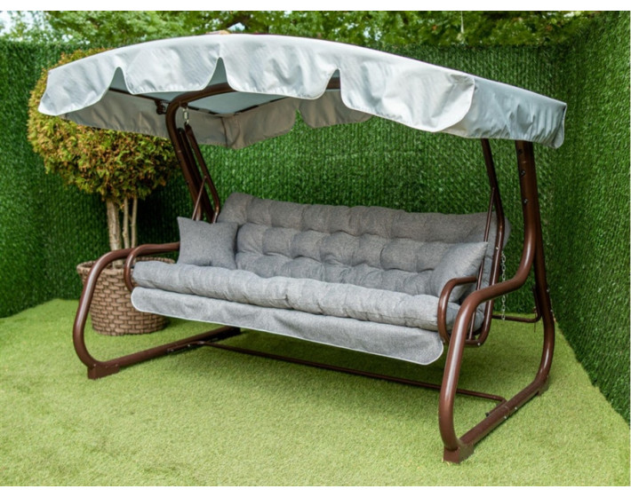 Садовые качели раскладные Жемчужина люкс 05