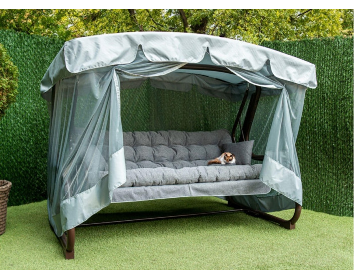 Садовые качели раскладные Жемчужина люкс 05