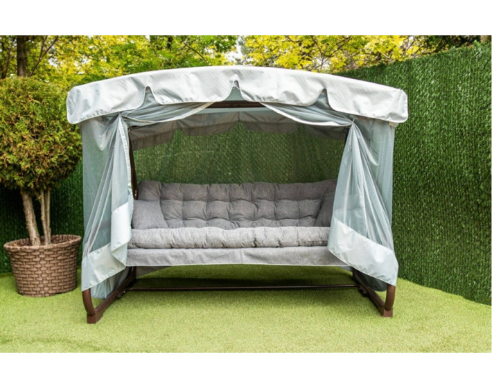 Садовые качели раскладные Жемчужина люкс 05