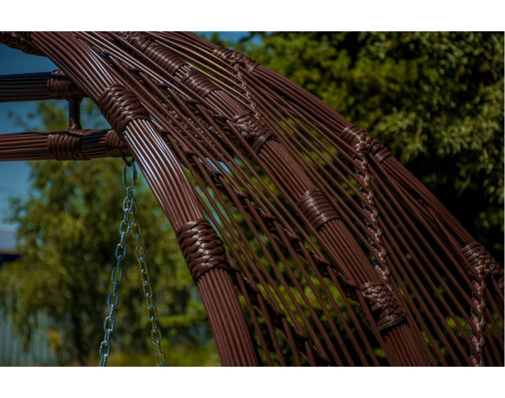 Качель из ротанга Люмина (Коричневая)