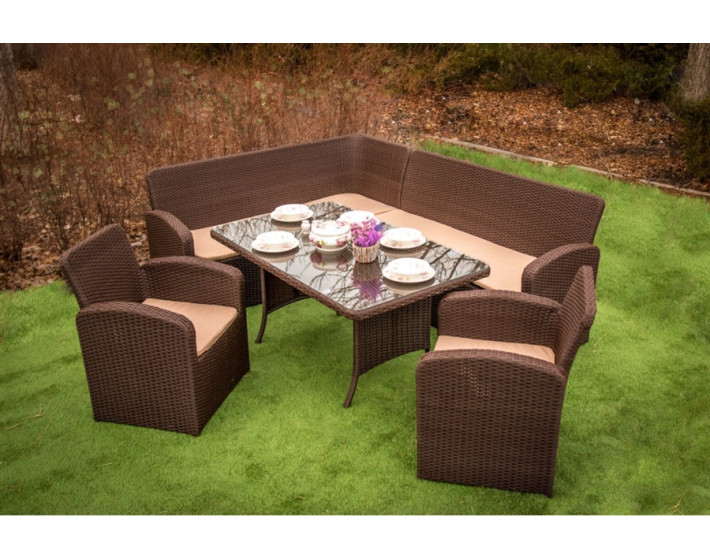 Комплект мебель из ротанга "Тиара"