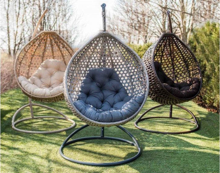 Подвесное кресло кокон "Жемчуг"