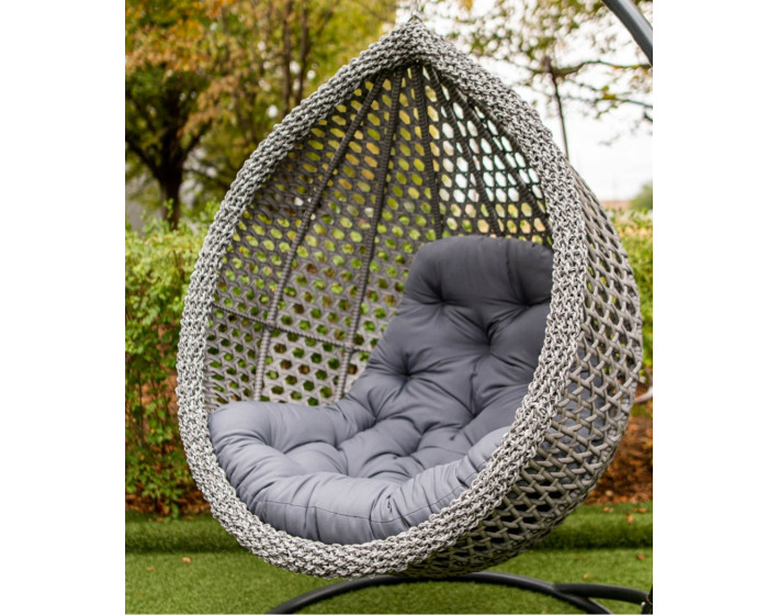 Подвесное кресло кокон "Жемчуг Премиум"