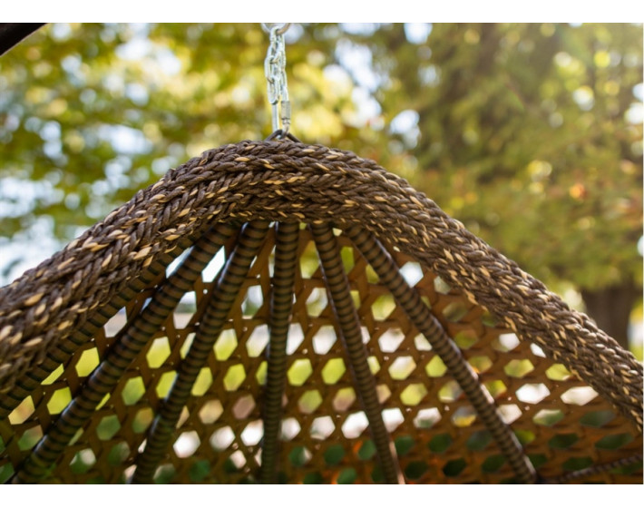 Подвесное кресло кокон "Жемчуг Премиум"