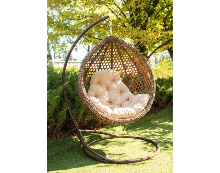 Подвесное кресло кокон "Жемчуг Премиум"