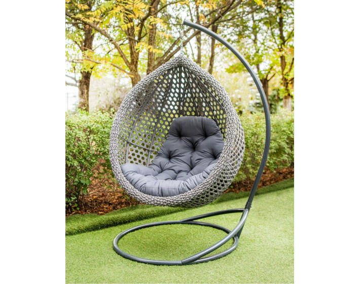Подвесное кресло кокон "Жемчуг Премиум"