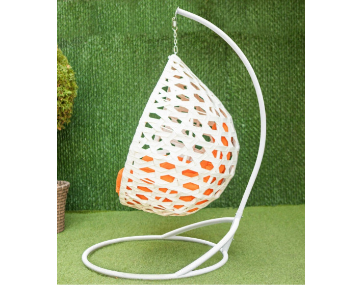 Подвесное кресло кокон Жемчуг Промо (Белый)