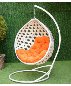 Подвесное кресло кокон "Жемчуг Промо (Белый)"